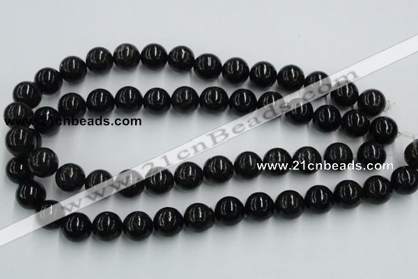 CBT03 16 inches 14mm round natural biotite beads wholesale