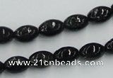 CBT05 16 inches 8*12mm rice natural biotite beads wholesale