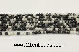 CBW170 15.5 inches 4mm round black & white jasper gemstone beads wholesale