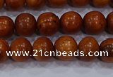 CBW502 15.5 inches 8mm round bayong wood beads wholesale