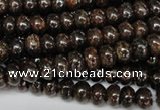 CBZ201 15.5 inches 3*6mm rondelle bronzite gemstone beads