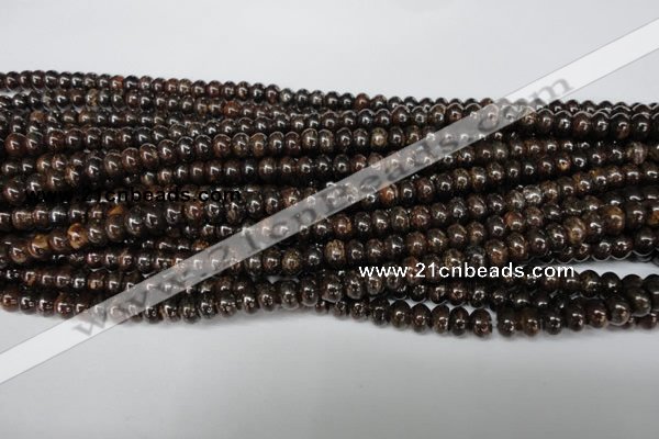 CBZ201 15.5 inches 3*6mm rondelle bronzite gemstone beads