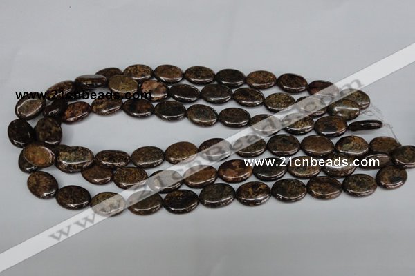 CBZ219 15.5 inches 13*18mm oval bronzite gemstone beads