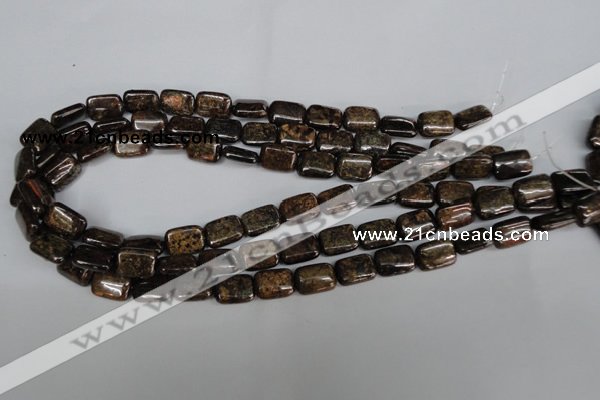 CBZ235 15.5 inches 10*14mm rectangle bronzite gemstone beads