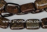 CBZ237 15.5 inches 13*18mm rectangle bronzite gemstone beads