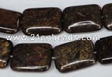 CBZ238 15.5 inches 15*20mm rectangle bronzite gemstone beads