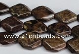 CBZ243 15.5 inches 13*18mm octagonal bronzite gemstone beads