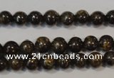 CBZ253 15.5 inches 4mm round bronzite gemstone beads wholesale