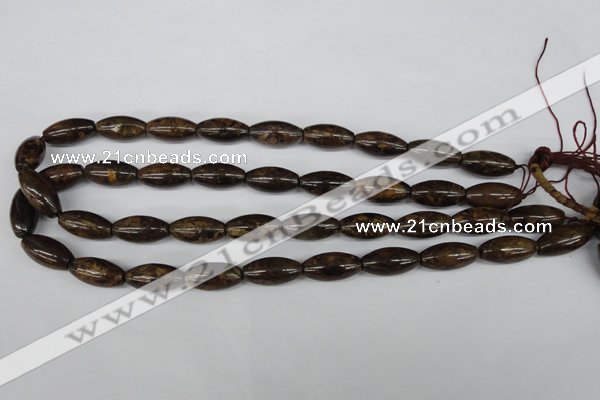 CBZ406 15.5 inches 10*20mm rice bronzite gemstone beads