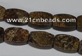 CBZ427 15.5 inches 12*16mm flat drum bronzite gemstone beads