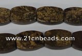 CBZ428 15.5 inches 13*18mm flat drum bronzite gemstone beads