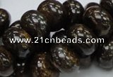 CBZ55 15.5 inches 10*15mm rondelle bronzite gemstone beads wholesale