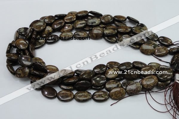 CBZ56 15.5 inches 13*18mm oval bronzite gemstone beads wholesale