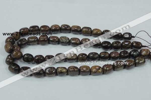 CBZ61 15.5 inches 12*15mm nugget bronzite gemstone beads