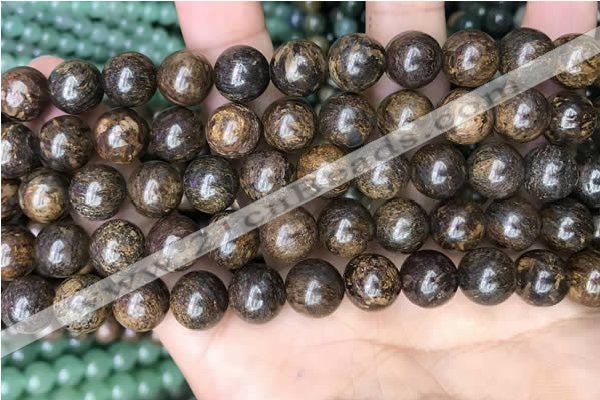 CBZ621 15.5 inches 10mm round bronzite beads wholesale