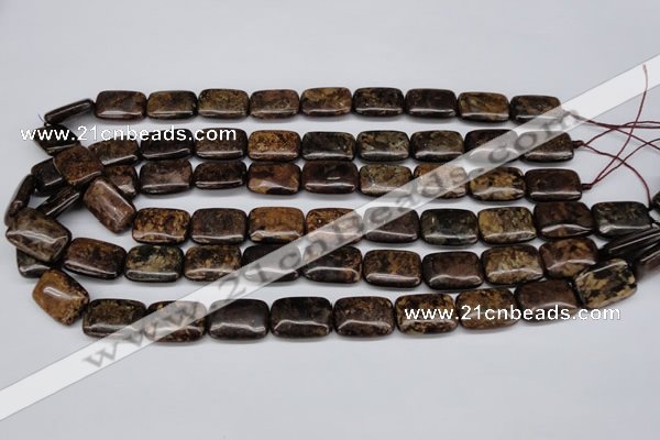 CBZ75 15.5 inches 13*18mm rectangle bronzite gemstone beads