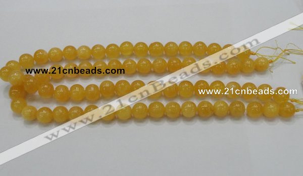 CCA06 15.5 inches 12mm round yellow calcite gemstone beads wholesale