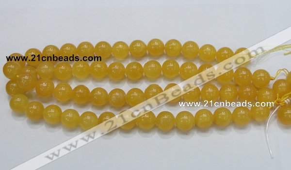 CCA15 15.5 inches 16mm round yellow calcite gemstone beads wholesale