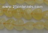 CCA22 15.5 inches 8*8mm heart calcite gemstone beads wholesale