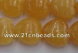 CCA25 15.5 inches 20*20mm heart calcite gemstone beads wholesale