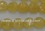 CCA28 15.5 inches 8mm flat round calcite gemstone beads wholesale