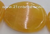 CCA30 15.5 inches 35*38mm – 40*42mm freeform calcite gemstone beads