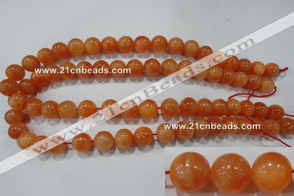 CCA304 15.5 inches 12mm round orange calcite gemstone beads wholesale