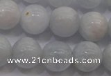 CCA403 15.5 inches 10mm round blue calcite beads wholesale