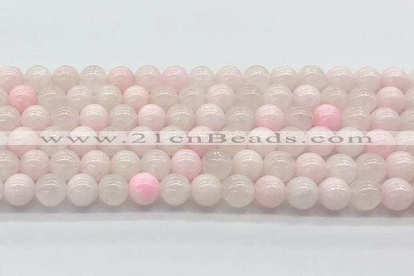 CCA521 15.5 inches 8mm round pink calcite gemstone beads