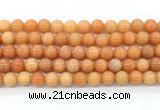 CCA571 15 inches 8mm round peach calcite gemstone beads