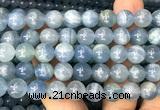 CCA583 15 inches 10mm round blue calcite gemstone beads