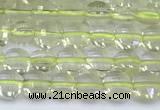 CCB1142 15 inches 4mm faceted coin lemon quartz beads