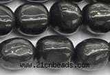 CCB1193 15 inches 9*11mm nuggets shungite gemstone beads