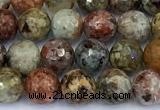 CCB1251 15 inches 6mm faceted round gemstone beads