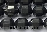 CCB1510 15 inches 7mm - 8mm faceted shungite beads