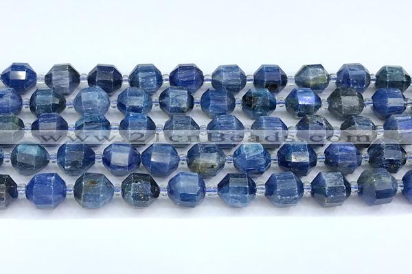 CCB1516 15 inches 9mm - 10mm faceted kyanite beads