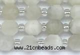 CCB1561 15 inches 5mm - 6mm faceted white moonstone beads