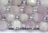 CCB1568 15 inches 5mm - 6mm faceted kunzite beads
