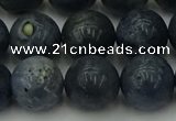 CCB455 15.5 inches 14mm round blue coral beads wholesale