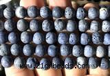 CCB462 15 inches 8mm round blue coral beads