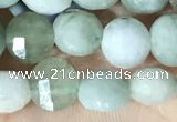 CCB619 15.5 inches 6mm faceted coin jade gemstone beads