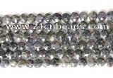 CCB772 15.5 inches 8mm faceted coin iolite gemstone beads