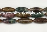 CCB782 15.5 inches 15*38mm - 16*40mm rice ocean agate beads