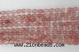 CCB801 15.5 inches 4*6mm rice cherry quartz gemstone beads wholesale