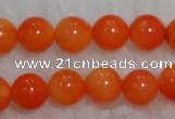 CCB82 15.5 inches 4-6mm round orange coral beads Wholesale