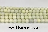 CCB830 15.5 inches 10mm round ivory jasper gemstone beads wholesale