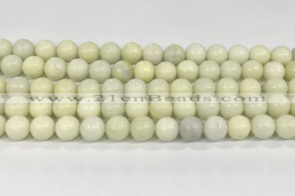 CCB830 15.5 inches 10mm round ivory jasper gemstone beads wholesale