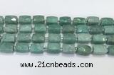 CCB891 11*15mm-12*16mm faceted cuboid Amazonite beads wholesale