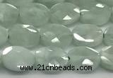 CCB924 15.5 inches 6*8mm faceted oval green angel skin beads