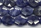 CCB942 15.5 inches 8*10mm faceted oval sodalite beads